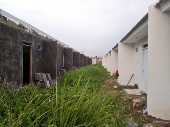 Rumah Dijual di Kedungjaya Babelan Bekasi Grand Anandara - Belakang Rumah